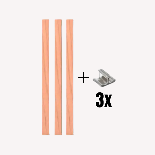 Houten lont set
